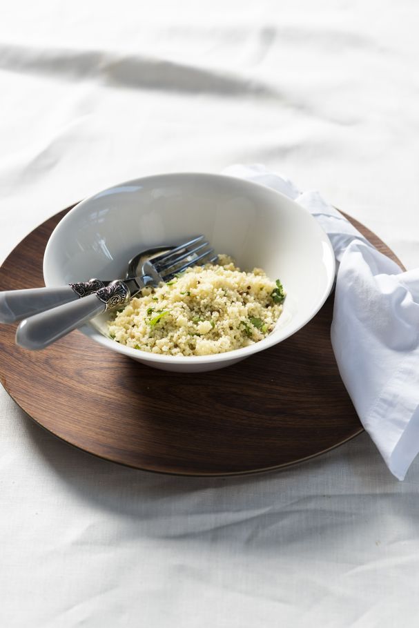 cous cous con hierbas