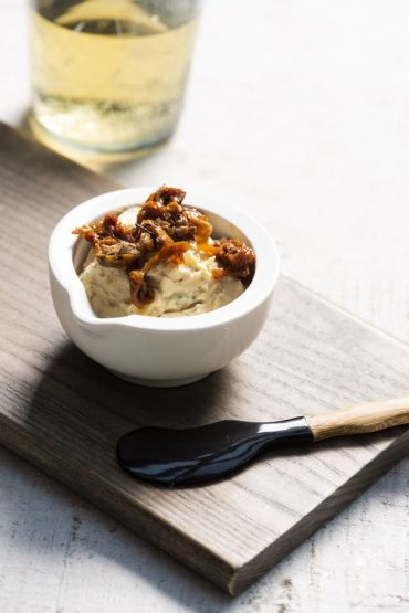 dip de tomates deshidratados