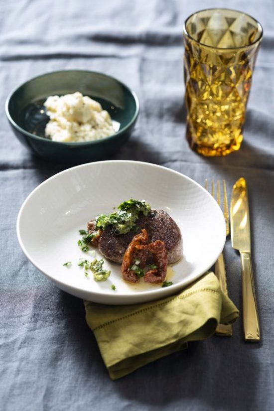 lomito con pesto