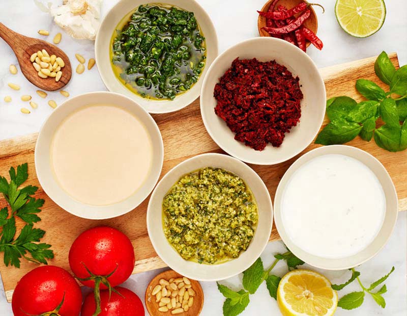salsas crudas