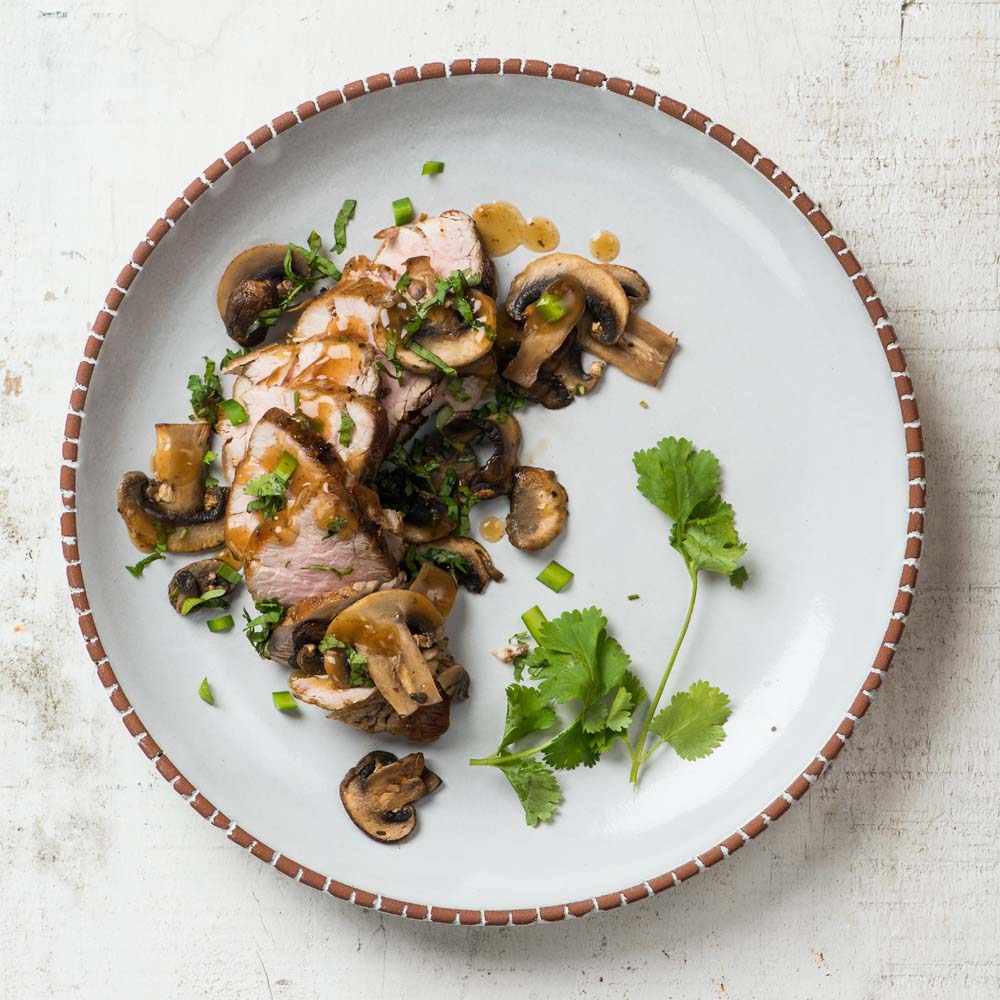 stir-fry-de-cerdo-con-cilantro