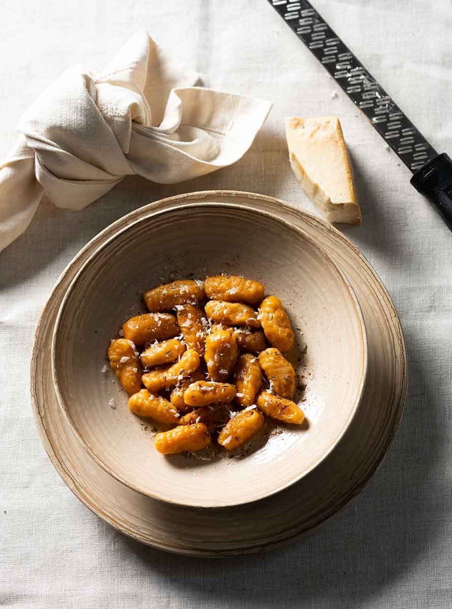 gnocchi de camote