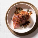 Jamon glaseado con frutos secos