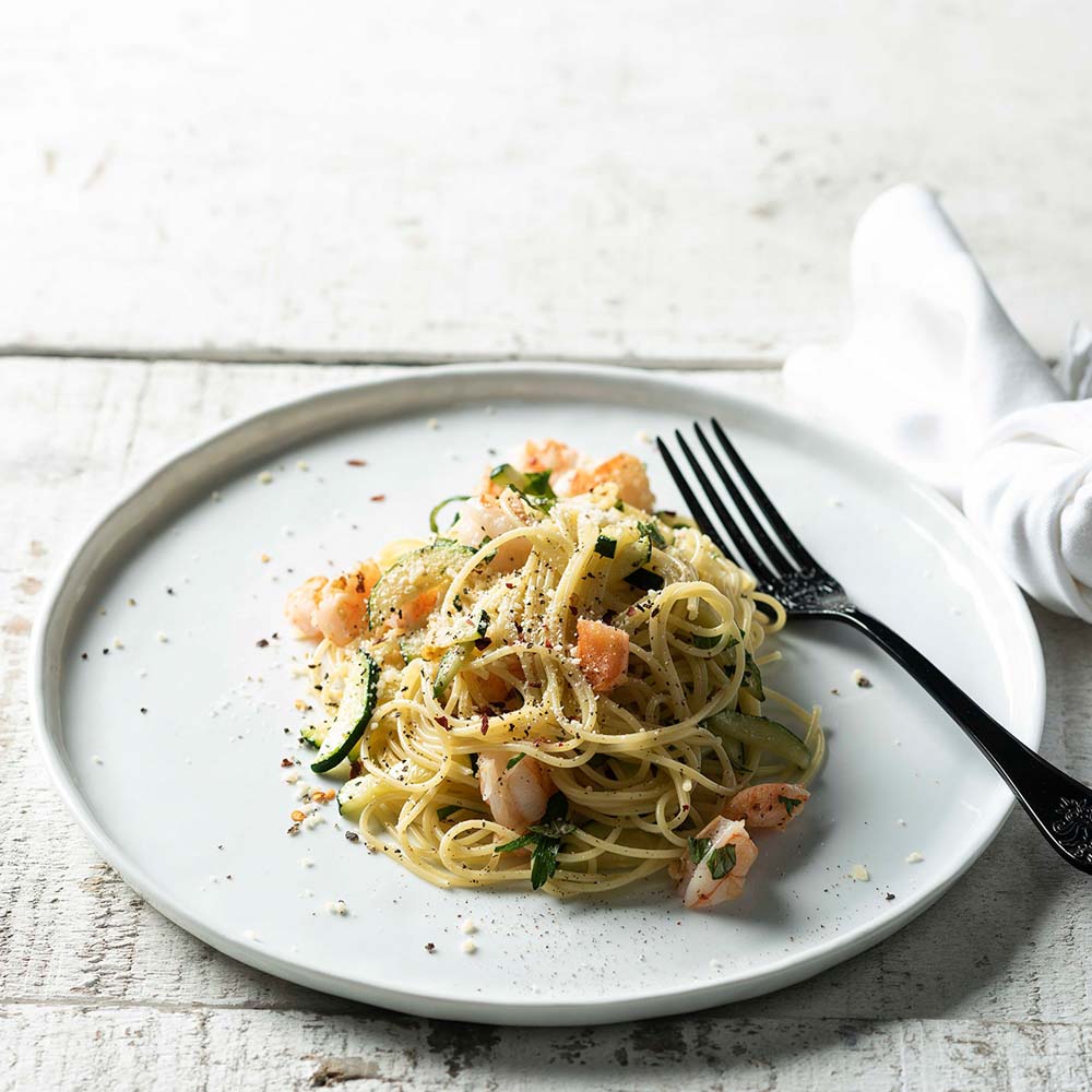 pasta-de-angel-con-camarones
