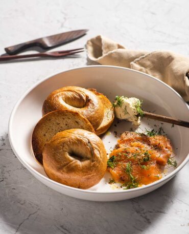 bagel-gravlax