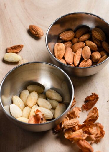 como-pelar-almendras